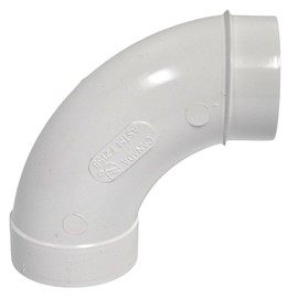 Central Vacuum Cleaner White 2 Inch PVC Sweep Spigot 90 Degree Fitting