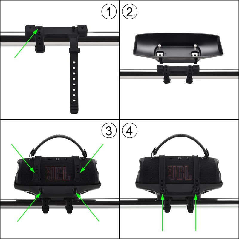 YipuVR JBL Charge Bike Speaker Bracket Compatible with JBL Charge