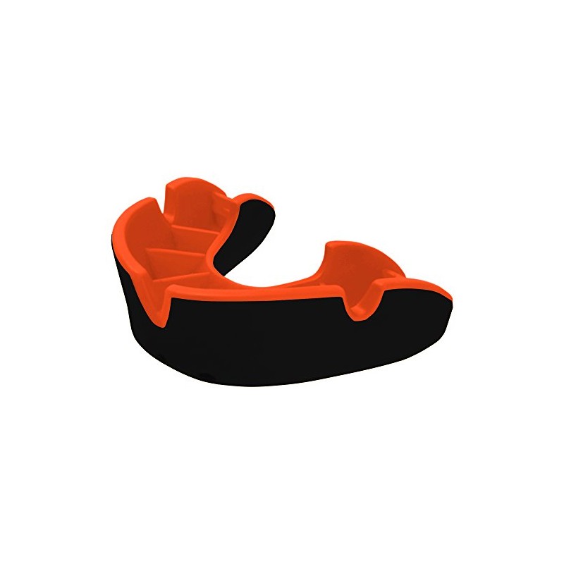 Opro OPROshield Junior Enhanced Protection Mouthguard – Black/Orange, 9 Years