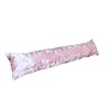 Classic Home Store Draught Excluder Pale Pink Crushed Velvet Door/Window