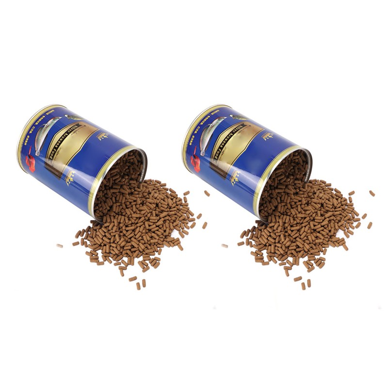 2 Cans Arowana Fish Food Natural Ingredients High Protein Fish