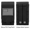 Tactical Molle EDC Phone Pouch Universal Dual Mobile Phone Holster