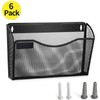 Samstar 6 Pack Mesh Wall Mounted File Holder Metal Wall
