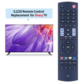 GOUYESHO Replacement Remote Control GJ220 for Sharp Aquos TV LC-19LE320E-BK LC-22LE320E-BK LC-32LE320E-BK LC-32LD166K LC-46LD266K LC-50LD264E LC-50LD270E LC-26SH330E LC-32SH330E LC-32SH330E 30E