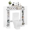 Over The Toilet Storage Cabinet, Bathroom Space Saver with Paper