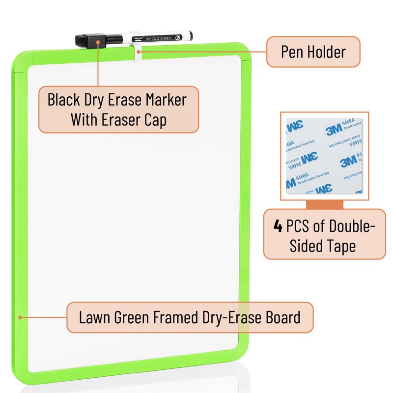 Mr. Pen- Dry Erase Board, 14” x 11” with a
