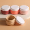 Kuangre Travel Containers for Toiletries, Silicone Cream Jars BPA-Free, TSA