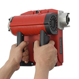 HAPPCUCOE Electric Wall Planing Machine,4580W Concrete Shovel Shovel Wall Machine,Adjustable Planing Depth, 110V Electric Power Shovel Wall Machine 3500RPM (Red)