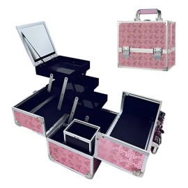 Neceser Maletin Mariposa Cosmetiquera Profesional Belleza                                                                                             