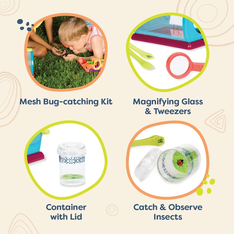 B. toys – Bug Bungalow Insect Catching Kit with Mesh