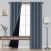 Heavy Adjustable Curtain Rod, 1 inch, 28-48 inch, Round Cap,