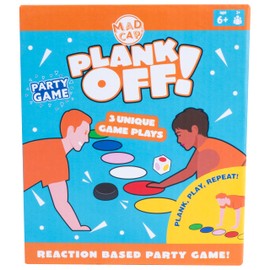 Plank Off! A Fast-Paced, Reaction-Based Party Game Whilst You Hold The Plank Position! Includes 3 Unique Game Plays. A MADCAP Game.