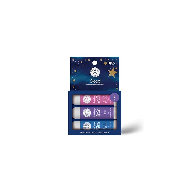 Aromatherapy Nasal Inhaler Sticks Collection - All-Natural Wellness Kit |