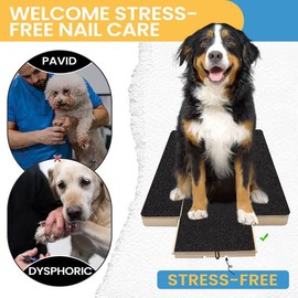 Dog Nail Scratch Board Pad Sandpapers Clippers Alternative Stress-Free Care Dog File Grit Dog Treat Box