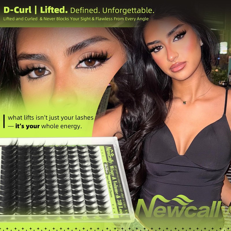 Lash Clusters with Spikes Manga Eyelash Clusters Wispy Anime Lash