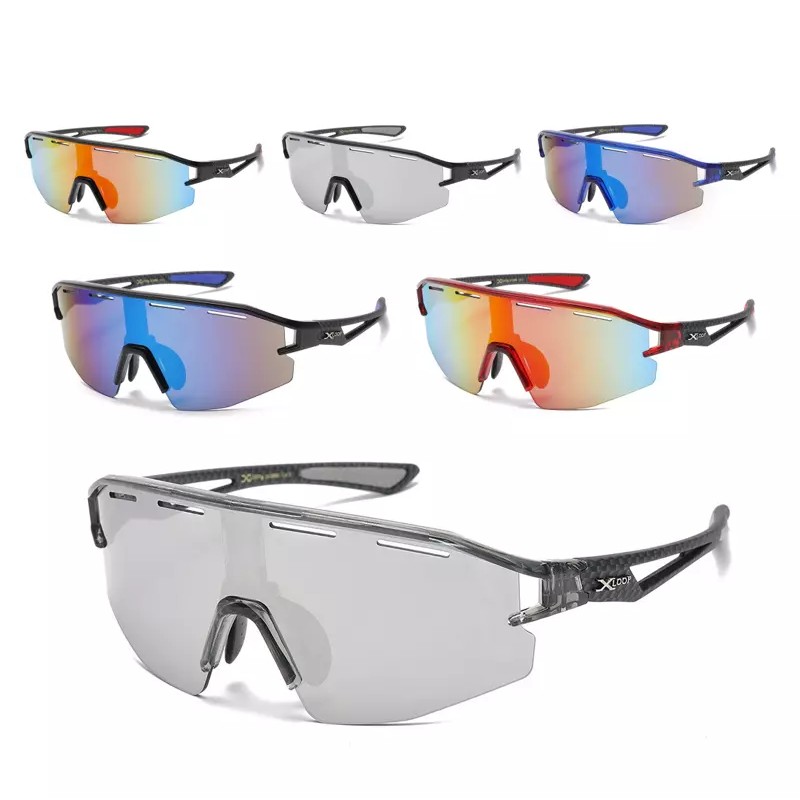 Xloop X Loop Sunglasses Wrap Around Plastic Frames Mirror Lenses