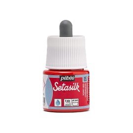 PEBEO 181-005 45 ml Setasilk Silk Painting Bottle, Poppy Red