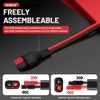 ZEHGCH Solar Panel Cable Connector Kit with 10AWG Heavy-Duty Tinned