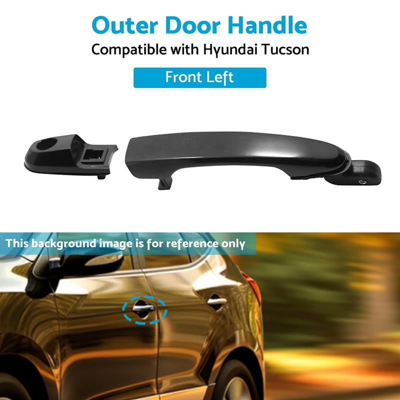 MAX COOL Front Left Exterior Outer Door Handle Replacement Suitable