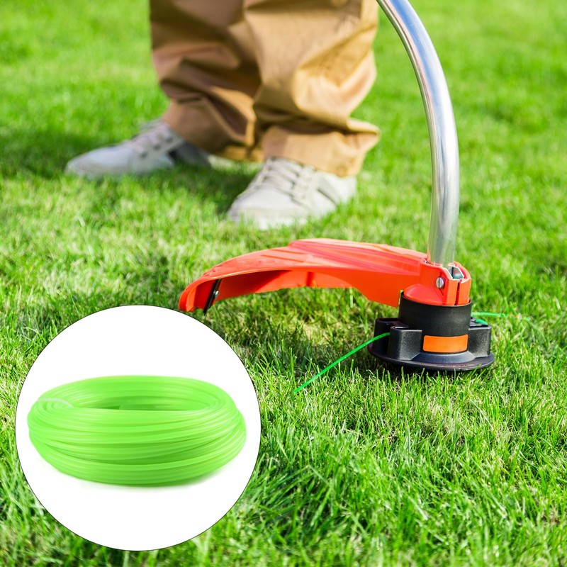 PLULON 2 Rolls Strimmer Wire 2.0mm x 20m Round Strimmer