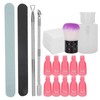 Kit de herramientas para quitar esmalte de uñas, kit de