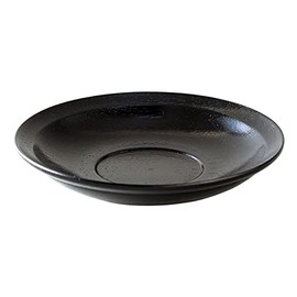 Shikodo ST-05-1 Yamanaka Lacquerware 3.5 Tea Cups, Dharma Shape, Black Painted (1 Piece)