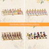 Expandable Can Organizer for Pantry, 3-Tier Adjustable Bamboo & Iron