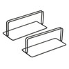 PATIKIL Baffle Desk Divider Clamp, 2 Pcs Punch-Free Base Desk