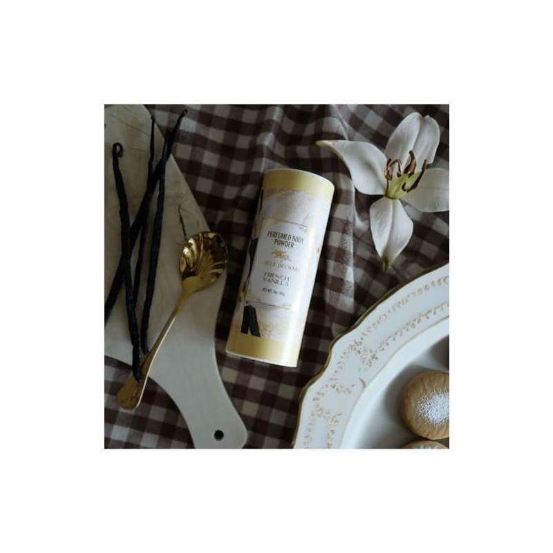 Camille Beckman Polvo Corporal Perfumado, French Vanilla, 3 Onza -