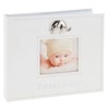 Shudehill Giftware Silver Elephant Sweet Baby White Photo Album/Frame -