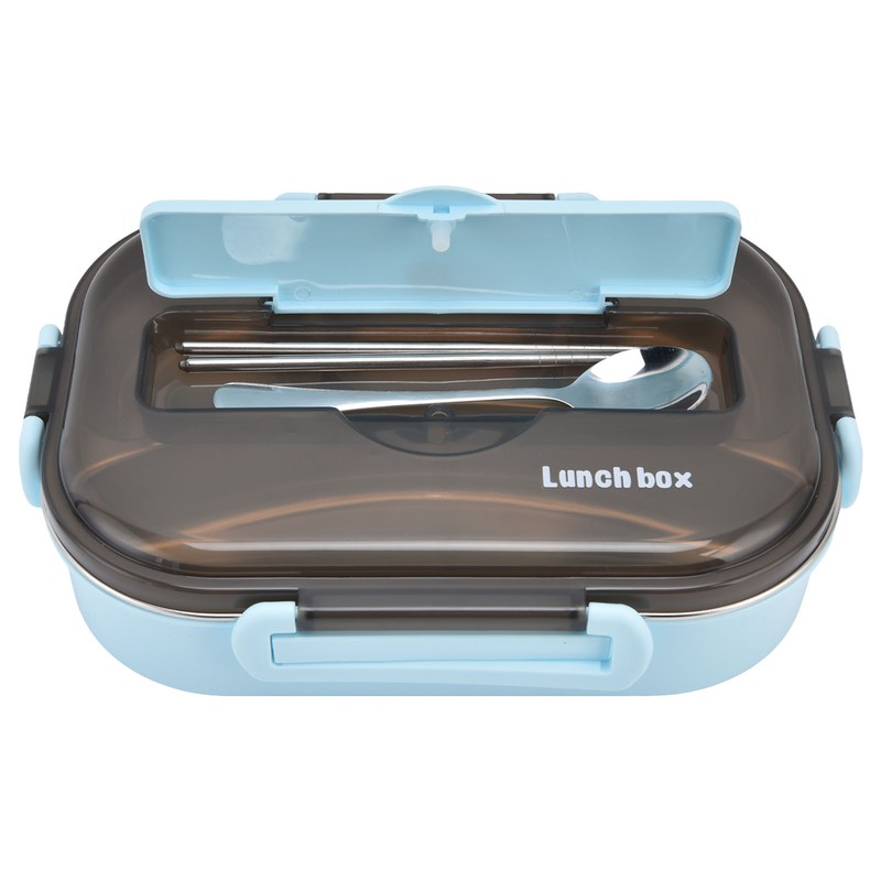 Lunch Box Removable Tray Keep Warm Function Food Grade Plastic