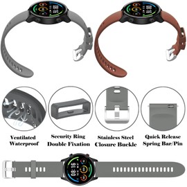 Bands Compatible for Xiaomi Mi Smartwatch/ Xiaomi Mi Watch Color Sport for Women Men, 10 Pack Soft Silicone Strap Replacement Wristbands Compatible with Xiaomi Watch S1 /Watch S1 Active/S1 Pro/Watch 2