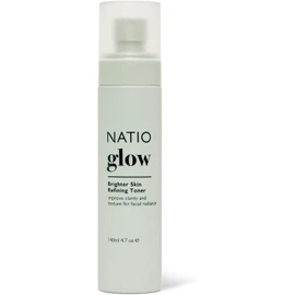 Natio Australia Glow Brighter Skin Refining Toner – Gentle Facial Mist Toner for All Skin Types with PHAs, Lactic Acid, Niacinamide, Hyaluronic Acid, Kakadu Plum, Aloe Vera, Pomegranate, Goji Berry & Bilberry – Hydrating & Brightening Formula – Made in Australia
