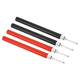 PATIKIL 2mm Test Probe Set Multimeter Test Lead Extension Pen Probe Pin Needle for Electrical Circuit Test Measurement Red Black