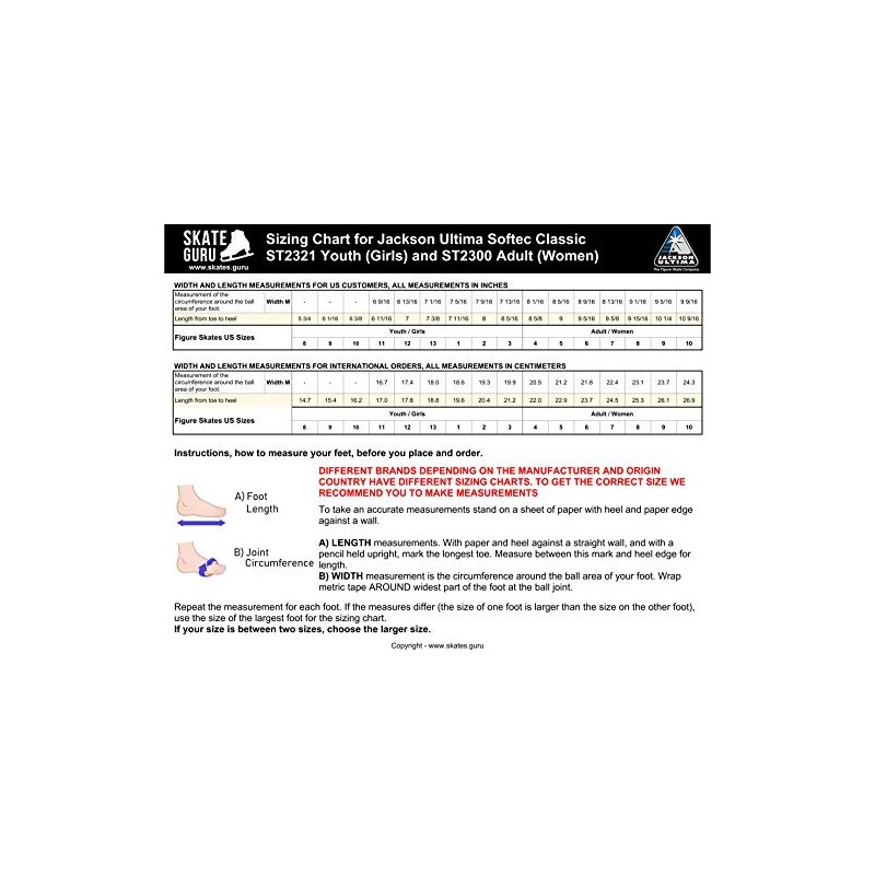 Jackson Ultima ST2321 Girls Ice Skates Pink Size: Youth Medium