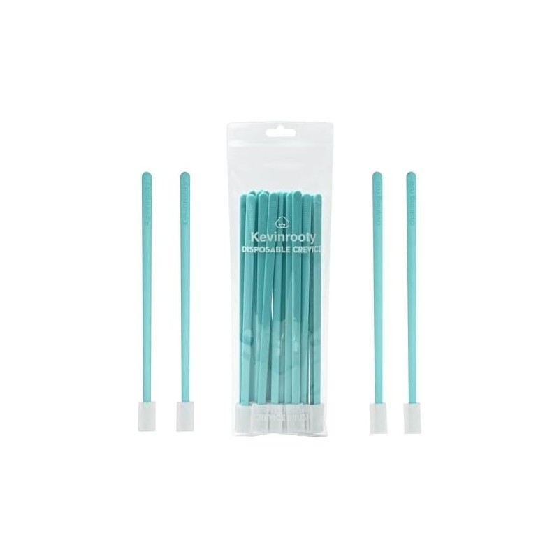 Juego de 20 cepillos desechables para limpieza de grietas, retrete,