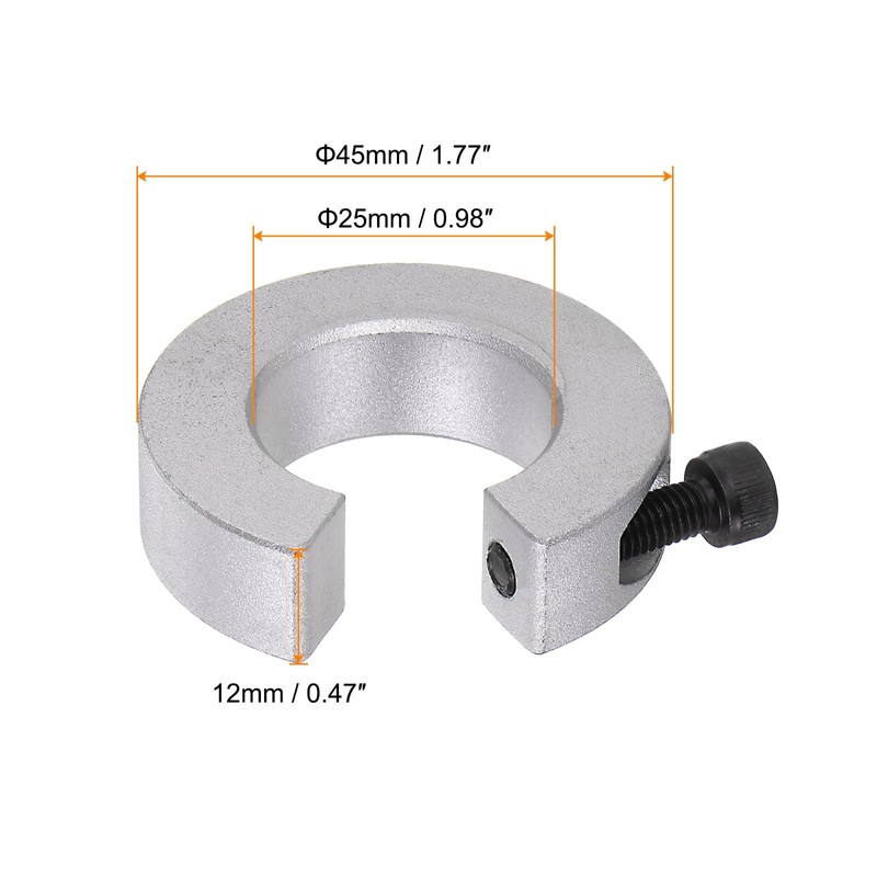 QUARKZMAN Linear Rail Stoppers for Linear Rail SBR25 Aluminium Shaft