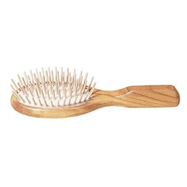 Hair With Maple 6 Rows Hair Brush Olive Wood, Small