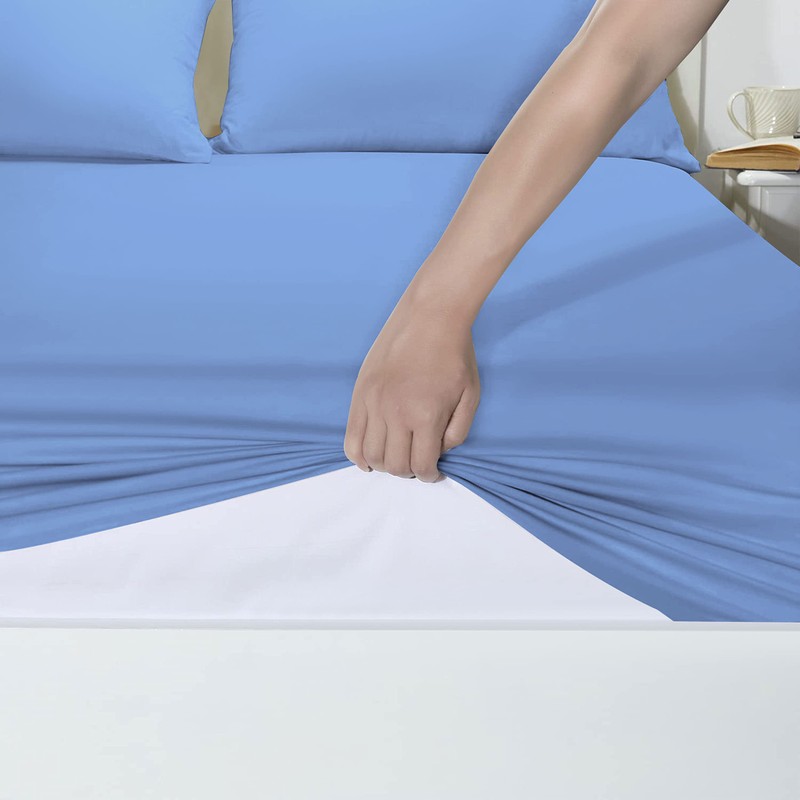 Yorkshire Bedding 25 Cm Fitted Bed Sheets - Super Soft