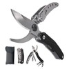 Multifunktionale 7 in 1 Tragbare Schere mit Säge, Cutter, Rinde