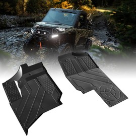 XUTVOTOR Floor Mats for 2025 Polaris Ranger XD 1500, TPE Front Row Floor Mats All Weather Protection Durable Slush Liners for Polaris Ranger Crew XD 1500 Northstar Premium/Ultimate 2024+ Accessories