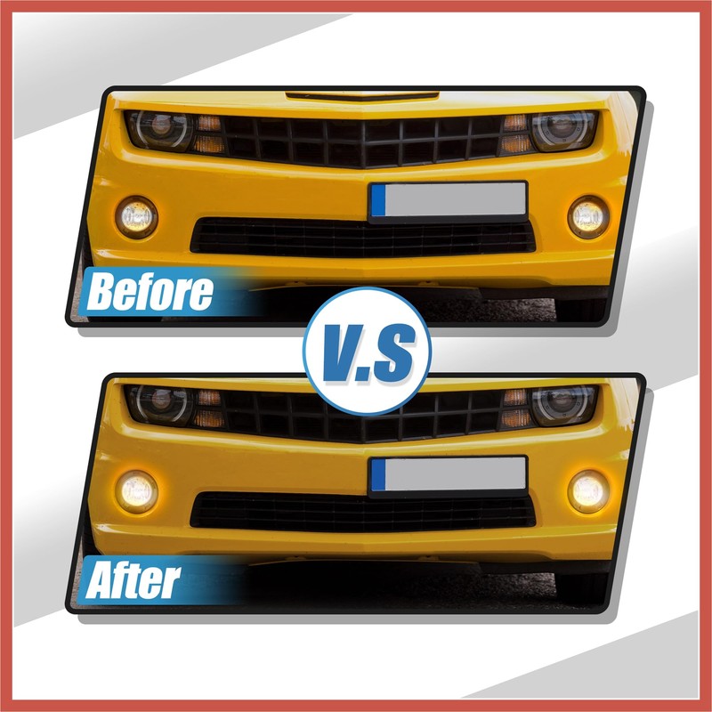 ACROPIX Fit for Chevy Camaro 2010-2015 DRL Daytime Running Light