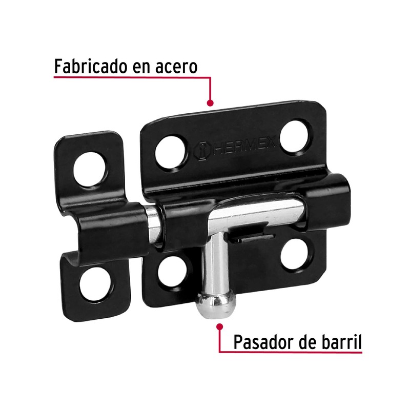 Hermex PAS-26, Pasador de barril de 2"