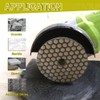 Dry Diamond Polishing Pad 100 mm 8 Pieces Grit 50