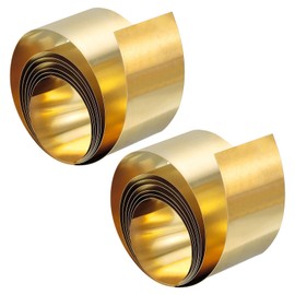 TA-VIGOR 1Pcs Brass Sheet Roll, 1000mm x 40mm x 0.2mm Metal Foil Plate Roll Brass Metal Thin Sheet Strip for Crafts, Electrical Repairs, DIY Projects, Grounding