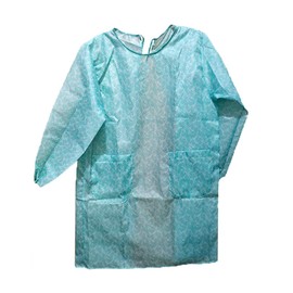 FOMIYES Long Sleeve Aprons: Polyester Apron with Pockets: Multifunctional Cooking Apron Waterproof Kitchen Aprons Cooking Baking Apron Working Smock For Women Man