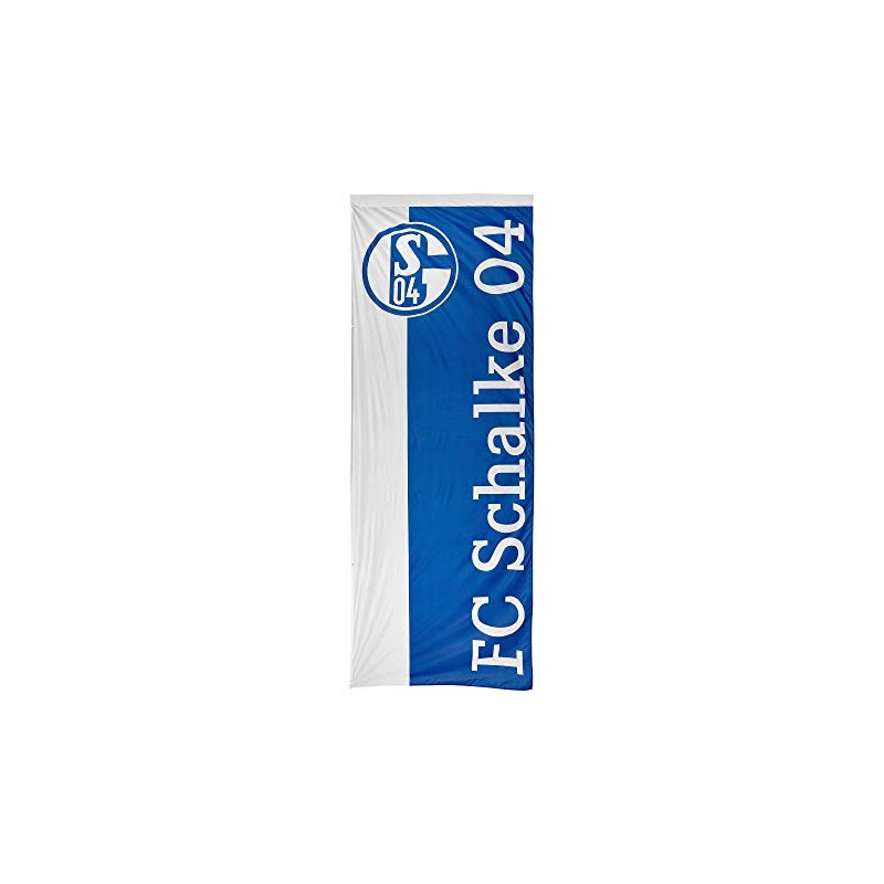 FC Schalke 04 Hoisting Flag, Blue / White 150 x