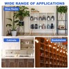 PATIKIL Locking Shelf Support Pegs, 60 Pcs Plastic Cabinet Shelf