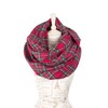 Plaid Infinity Scarf (Red Royal Stewart Tartan)