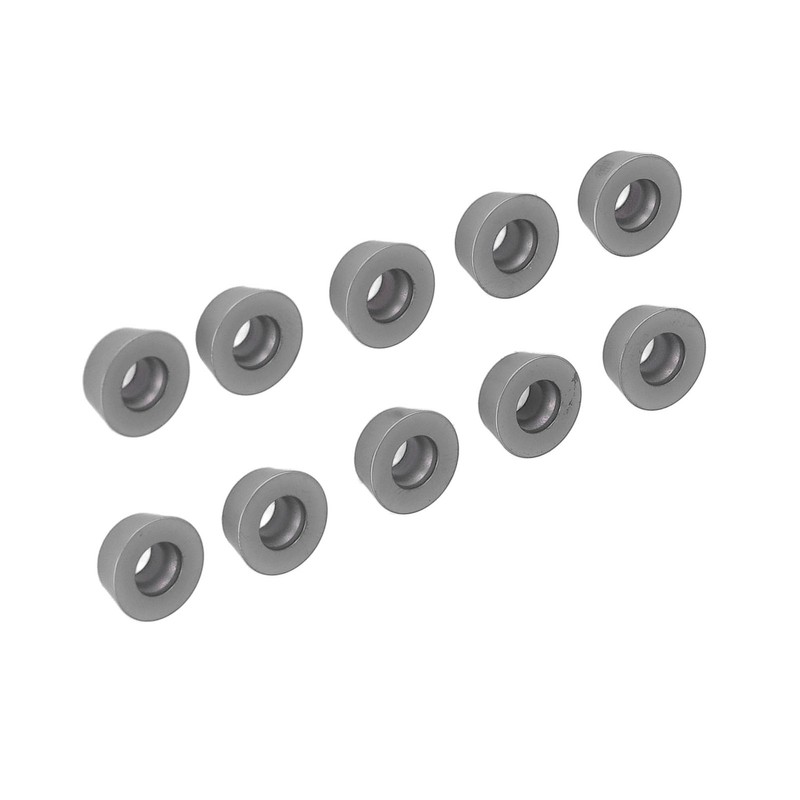 10PCS Black Coating Carbide Inserts Round CNC Turning Milling Inserts